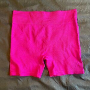NEW Neon Pink Biker Shorts